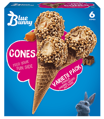Blue Bunny Cones